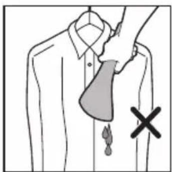 Illustration of a person in a shirt with a shaded garment and a cross mark (no text or symbols)