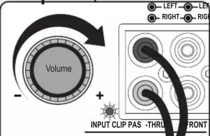 Volume INPUT CLIP PAS -THRUST FRONT