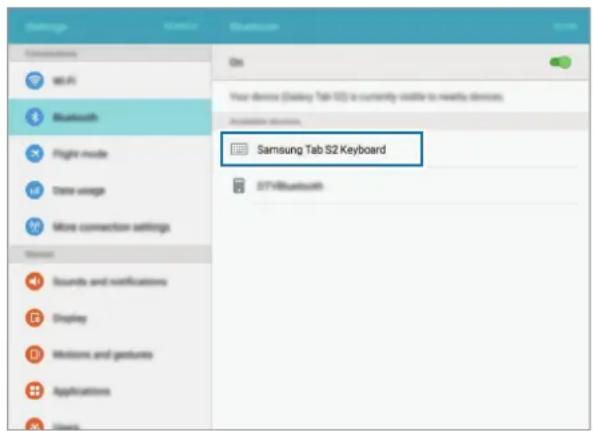 SAMSUNG EJ-FT810YBEGSW - Laitteiden yhdistäminen Bluetooth-toiminnon avulla - 1