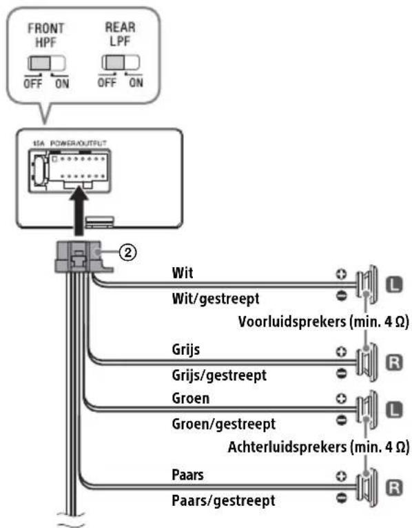 SONY XM-S400D - Systeem met 4 luidsprekers - 1
