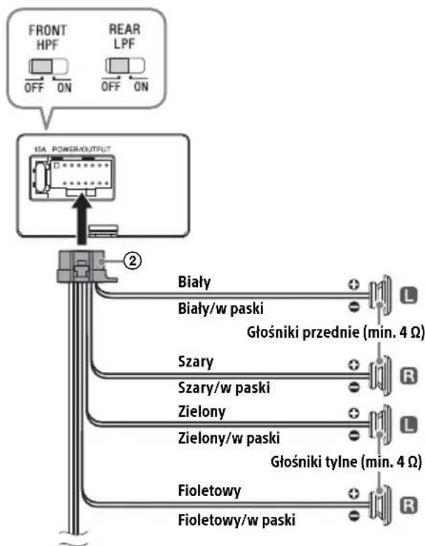 SONY XM-S400D - Zestaw składający się z 4 głośników - 1