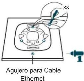 X3 Agujero para Cable Ethernet