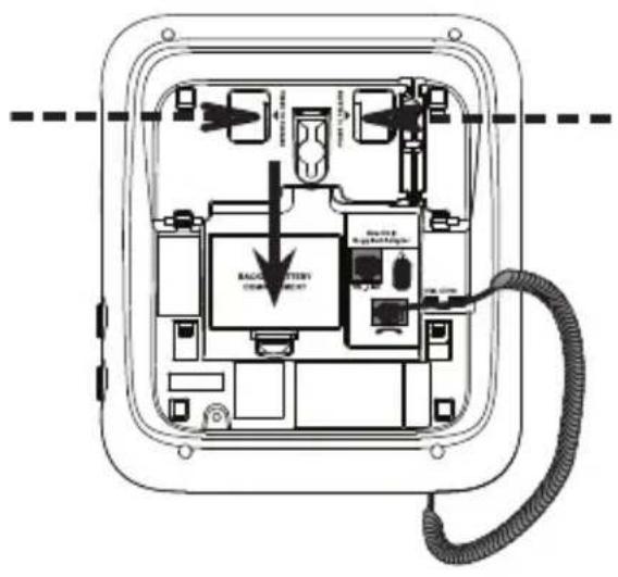 Batterie de secours Compartiment