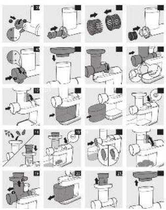 Technical diagram showing a multi-step industrial process for cleaning or processing equipment, labeled with numbers 1 to 26.