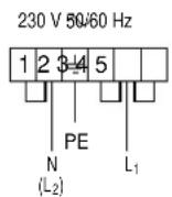 DELONGHI YTF 59 ASDV - FEEDER SPECIAL CABLE SECTION Type "HO5V2V2-F" - 2