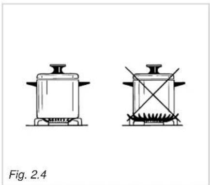 DELONGHI YTF 59 ASDV - CHOIX DU BRULEUR (fig. 2.4) - 1