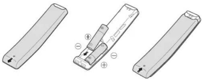 SAMSUNG UA78KS9000K - Memasang baterai ke Smart Remote Samsung - 1
