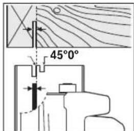 45°0°