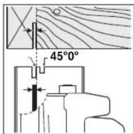 45°0°