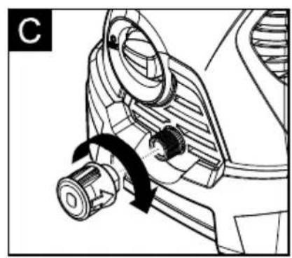 Mechanical component diagram showing a valve mechanism with no visible text or symbols
