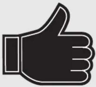 Black thumbs-up icon on white background (no text or symbols)