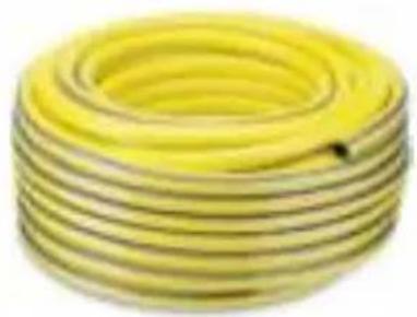 Stack of yellow and gray striped coiled cable (no text or symbols visible)