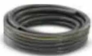 Coiled black rubber or wire (no text or symbols visible)
