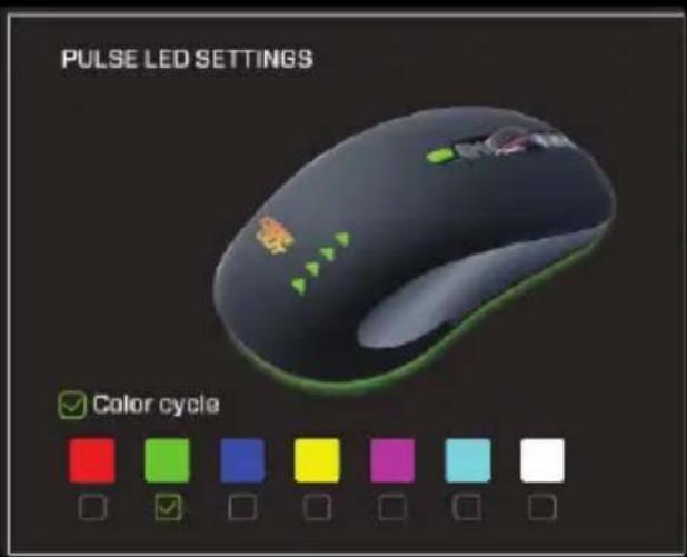 KeepOut X9CH - Drücken Sie Led-Einstellungen (RGB-Farbe der Basis und des Logos) - 1