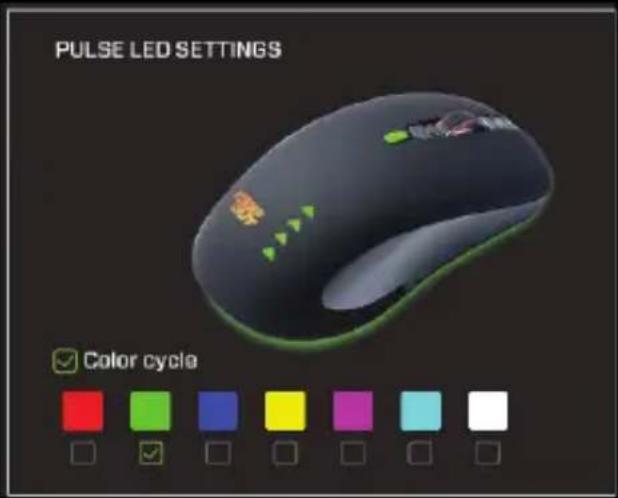 KeepOut X9CH - Press Led Settings (RGB цвят на основата и логото) - 1