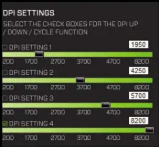 KeepOut X9CH - DPI Setting (Ajustes de DPI) - 1
