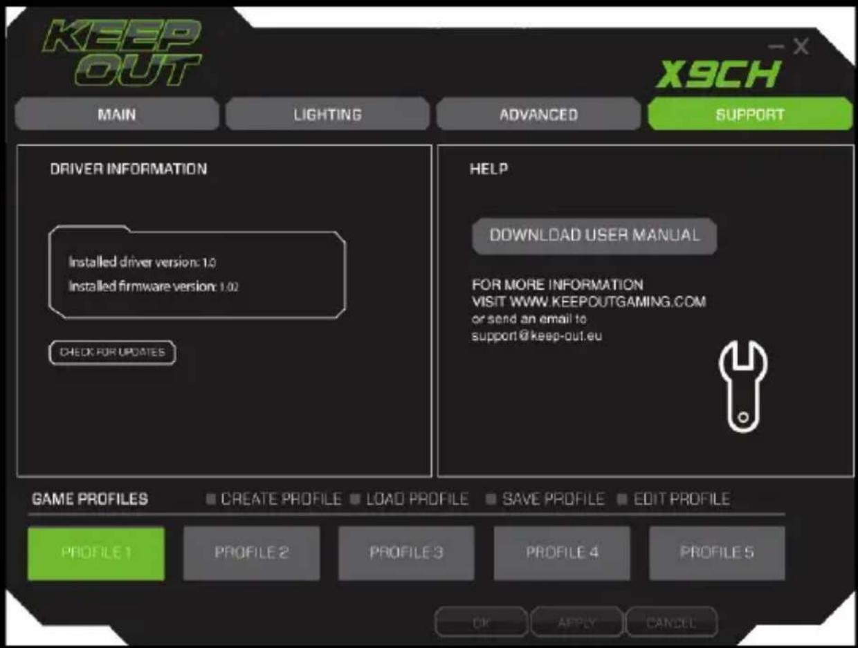 KeepOut X9CH - Suporte - 1