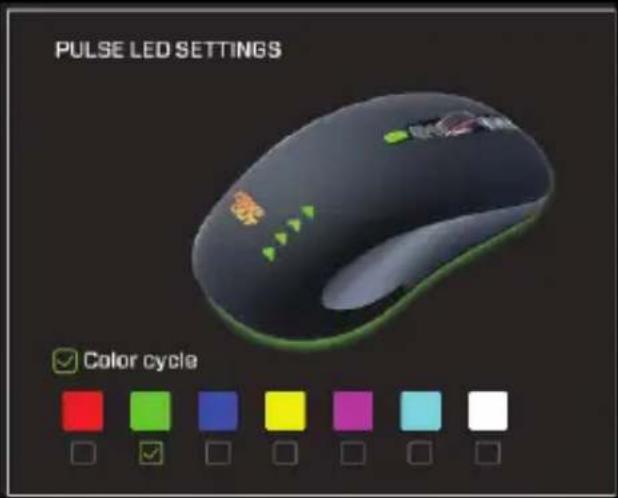 KeepOut X9CH - Pulse Led Settings (Color RGB de la base y logo) - 1