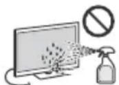 SONY FW-75XE9001 - Håndtering og rengjøring av skjermflaten/kabinettet på TV-apparatet - 1