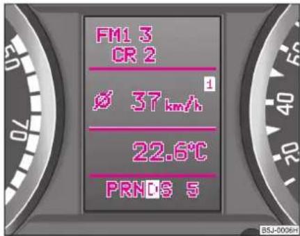 FM1 3 CR 2 Ø 37 km/h 22.6°C PRNDS 5 BSJ-0006H