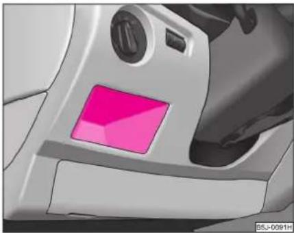 SKODA Roomster (2006) - Vide-poches côté conducteur - 1