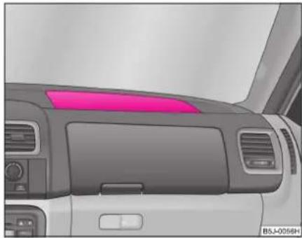 SKODA Roomster (2006) - Description des airbags frontaux - 2
