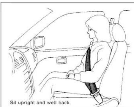 NISSAN Frontier (2007) - PRECAUTIONS ON SEAT BELT USAGE - 1