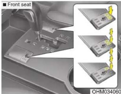 ■ Front seat OHM034060