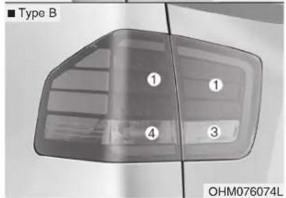 ■ Type B ① ① ④ ③ OHM076074L