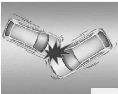 Top-down illustration of two cars with a starburst effect, no text or symbols present