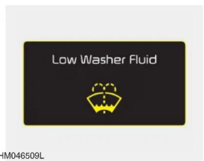 Low Washer Fluid HM046509L