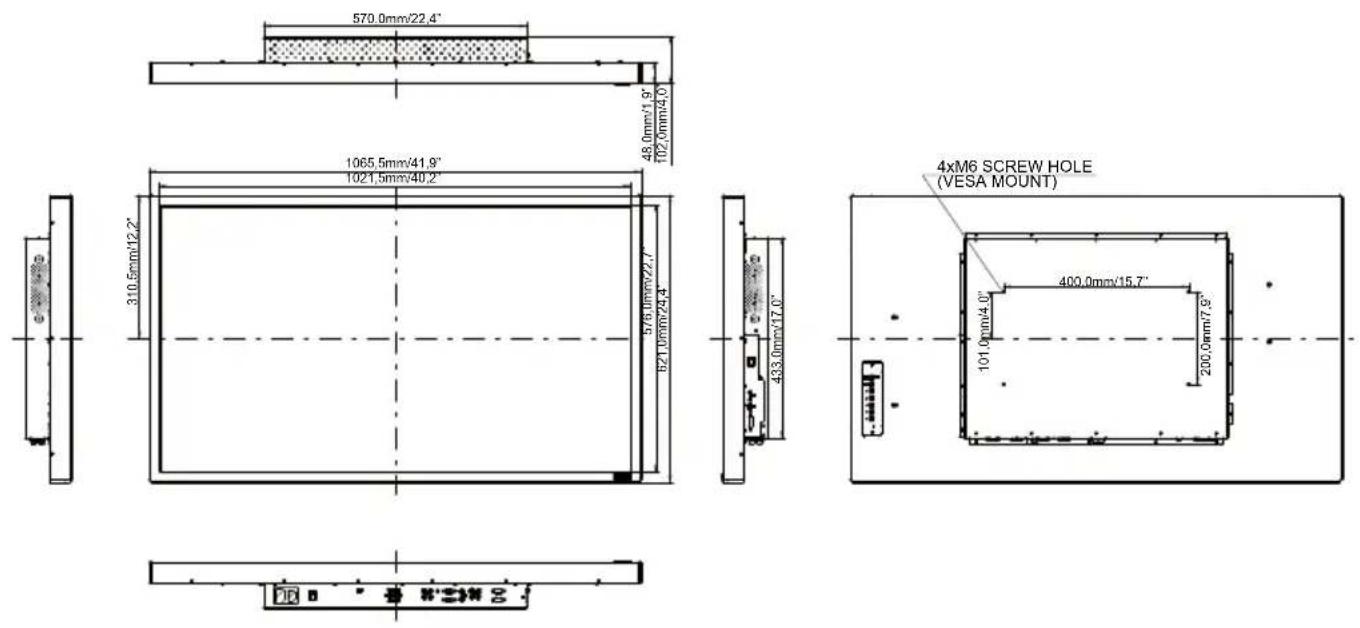 IIYAMA LH4664S-B1 - ProLite TH4664MIS-B2 / ProLite TH4664MIS-B2AG - 1