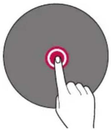LG Watch Sport - Touching and holding - 1