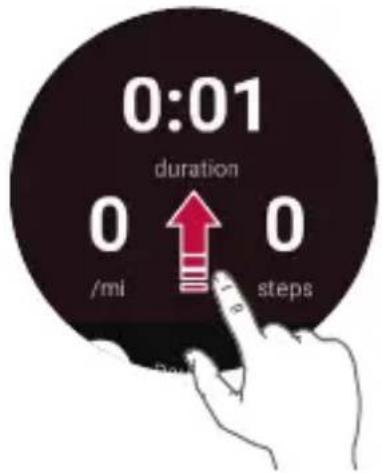 0:01 duration 0 /mi 0 steps