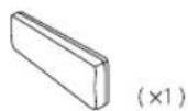JVC KD-R784BT - Teileliste für den Einbau - 1