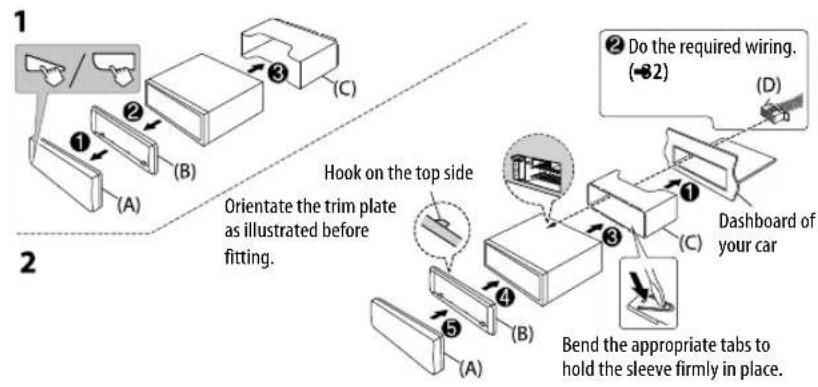 JVC KD-R784BT - INSTALLATION/CONNECTION - 1