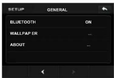 SETUP GENERAL BLUETOOTH ON WALLPAP ER ... ABOUT ...