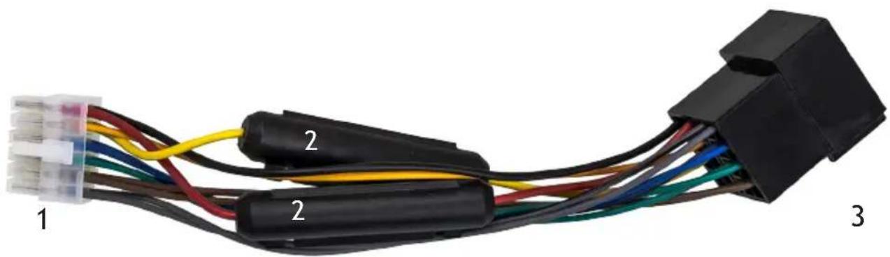 Xomax XM-RSU248BT-B - ISO-Kabel - 1