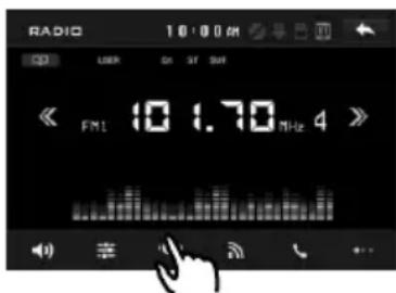 RADIO 10:00 AM CPU USER ON ST SUR 《 FM1 10 1.70 MHz 4 »