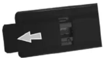 SALORA 40LED9112CSW - Putting batteries in the remote control - 1