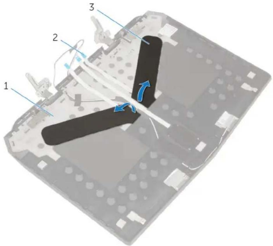 Technical diagram of a mechanical assembly with numbered components and directional arrows indicating motion or flow.