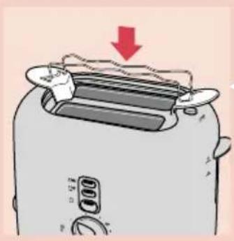 PHILIPS Essence HD2574 - Uppvärmning av frukostbröd eller croissanter - 1