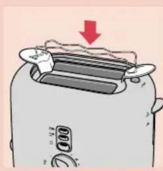 PHILIPS Essence HD2574 - Faire réchauffer des petits pains et des viennoiseries - 1