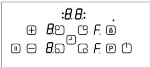 :8.8: + 8.0 F. □ - 8.0 F. P