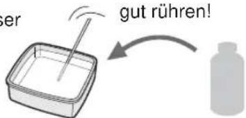 er gut rühren!