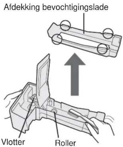 Afdekking bevochtigingslade Vlotter Roller