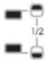 SHARP QW-T24F463W - 5.) Bouton tactile de demi-charge - 1