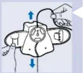 Diagram illustrating pressure measurement with labeled arrows and a valve mechanism