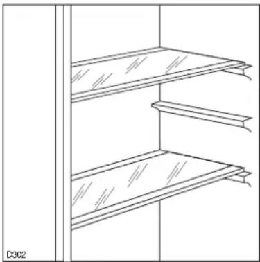 BRANDT SA2252E - Tablettes amovibles - 1