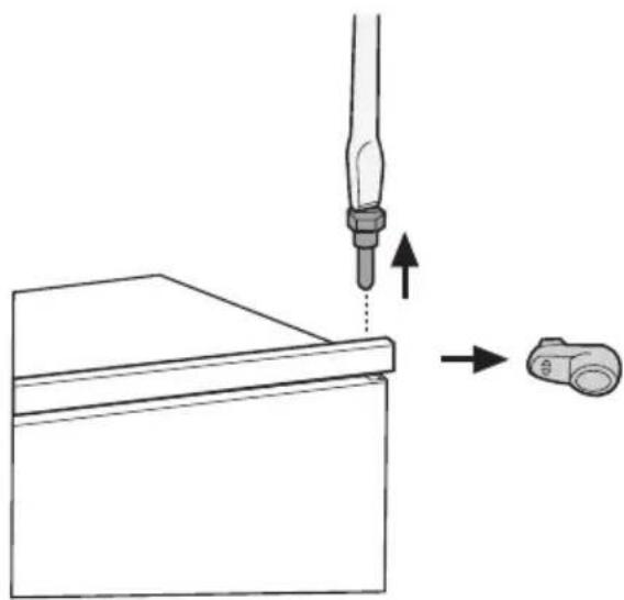 BRANDT SA2262E - Omkeerbaarheid van de deur - 1